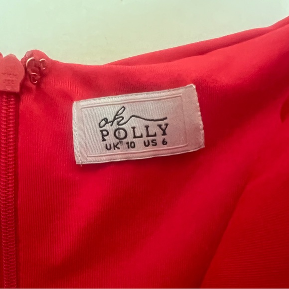 SOLD OUT OH POLLY Back For More
Ruched Bandeau Mini Dress in Red UK 10 US 6 - Picture 2 of 7